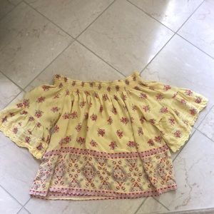 Off the shoulder shirt